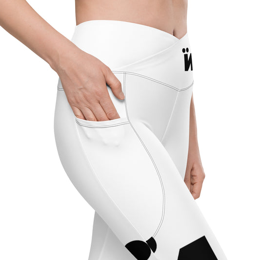 Ïndigo Crossover leggings with pockets