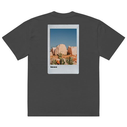 Ïndigo Polaroid Oversized faded t-shirt