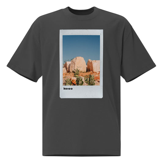 Ïndigo Polaroid Oversized faded t-shirt