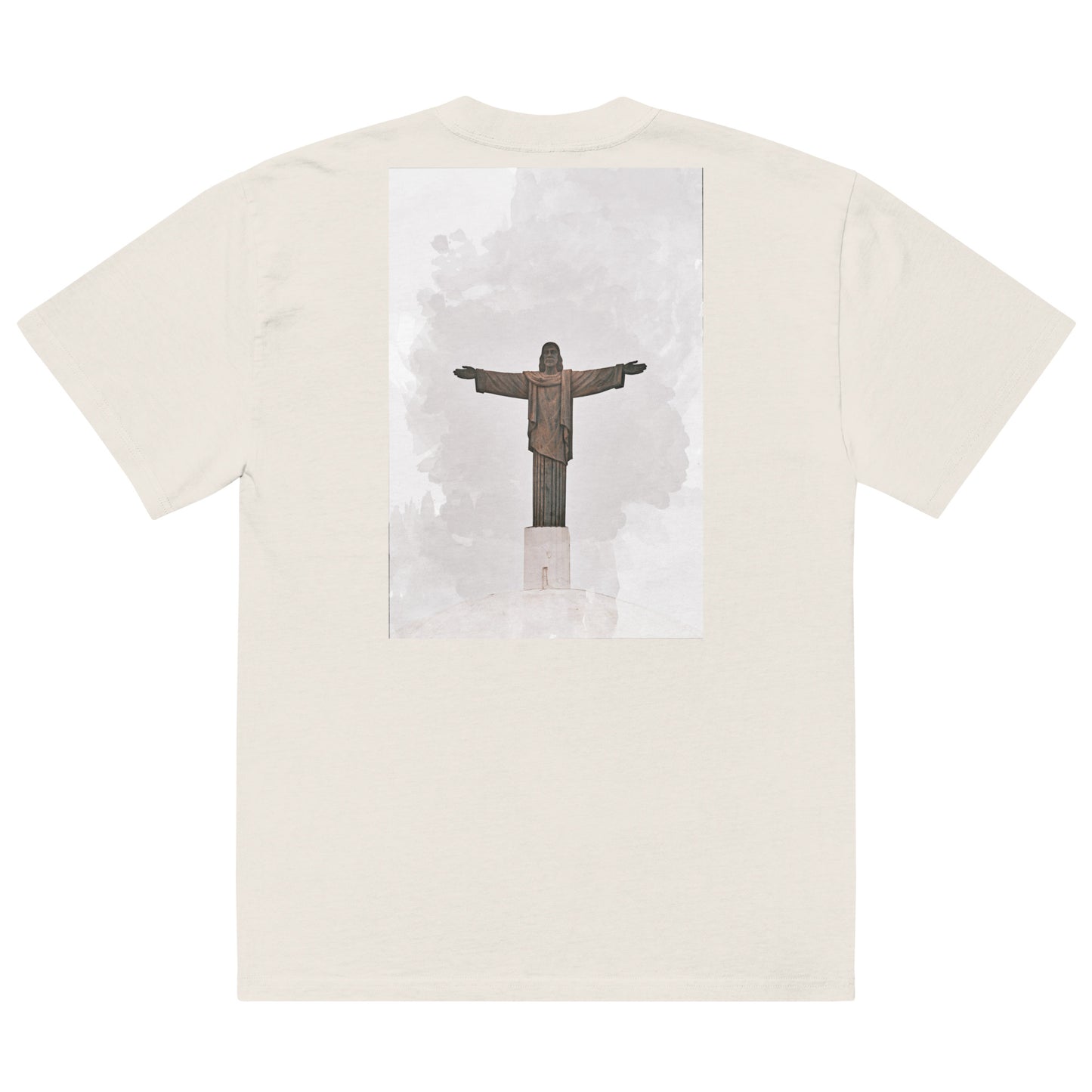 Ïndigo art II Oversized faded t-shirt