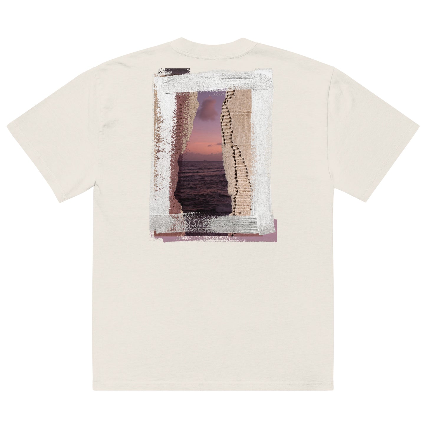 Ïndigo Sunset Oversized faded t-shirt