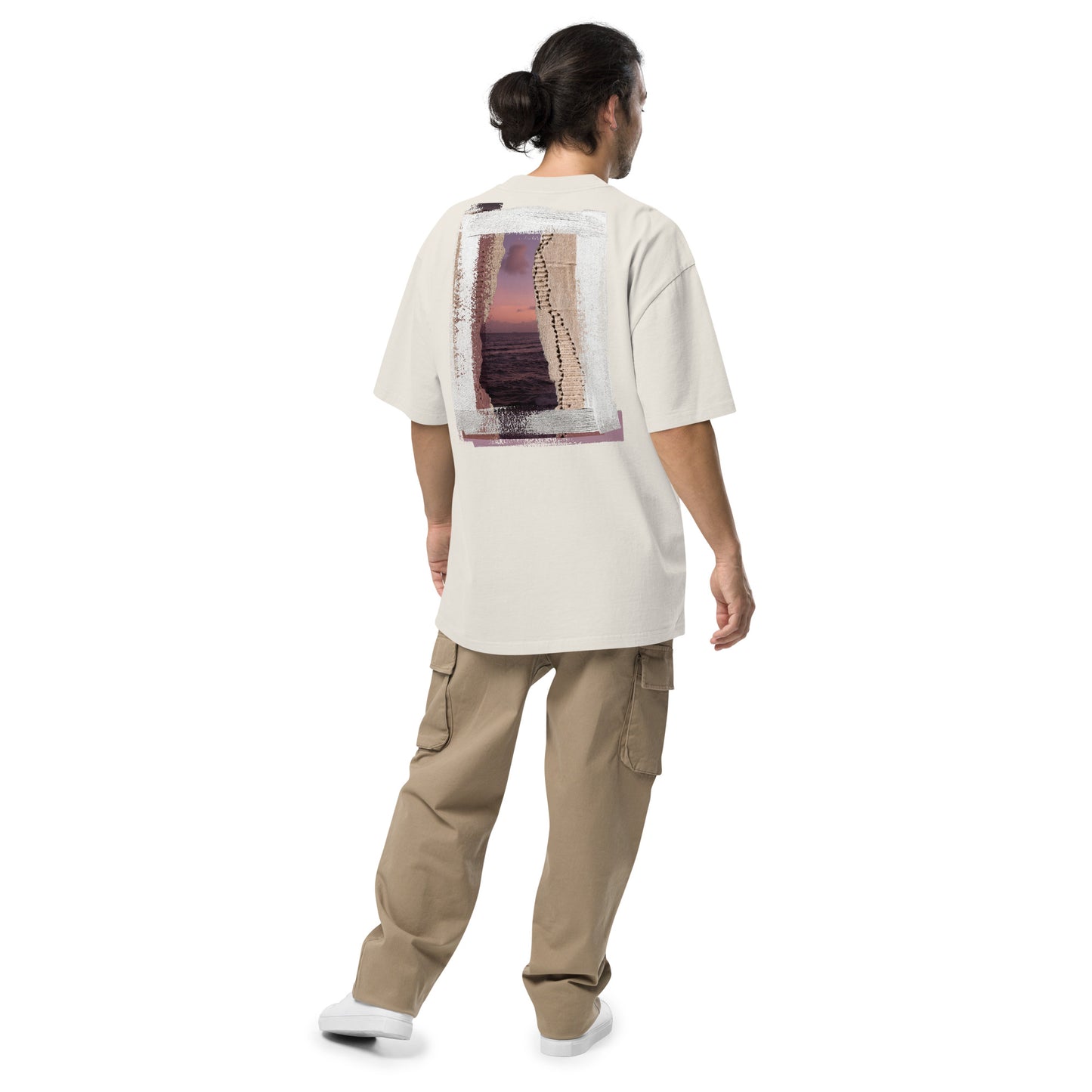 Ïndigo Sunset Oversized faded t-shirt