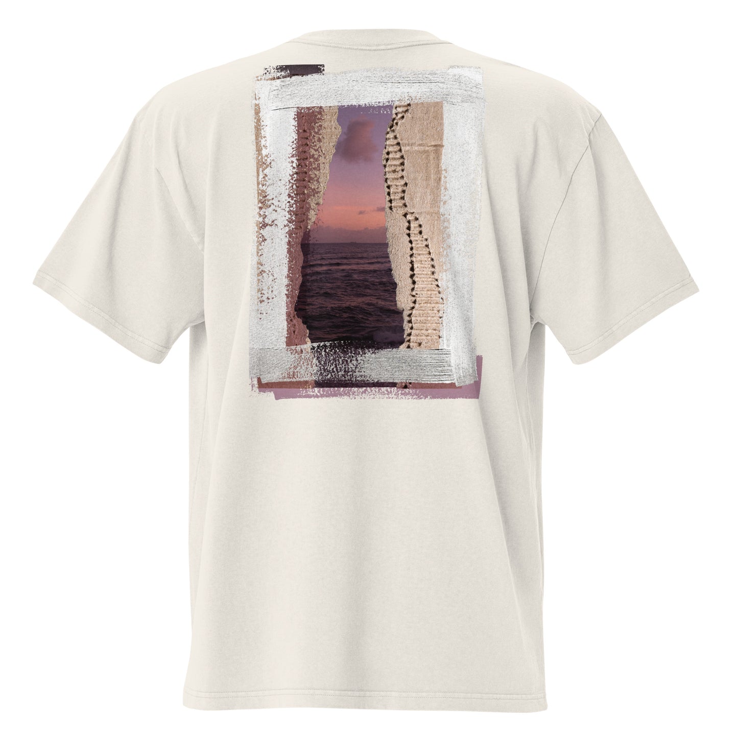 Ïndigo Sunset Oversized faded t-shirt