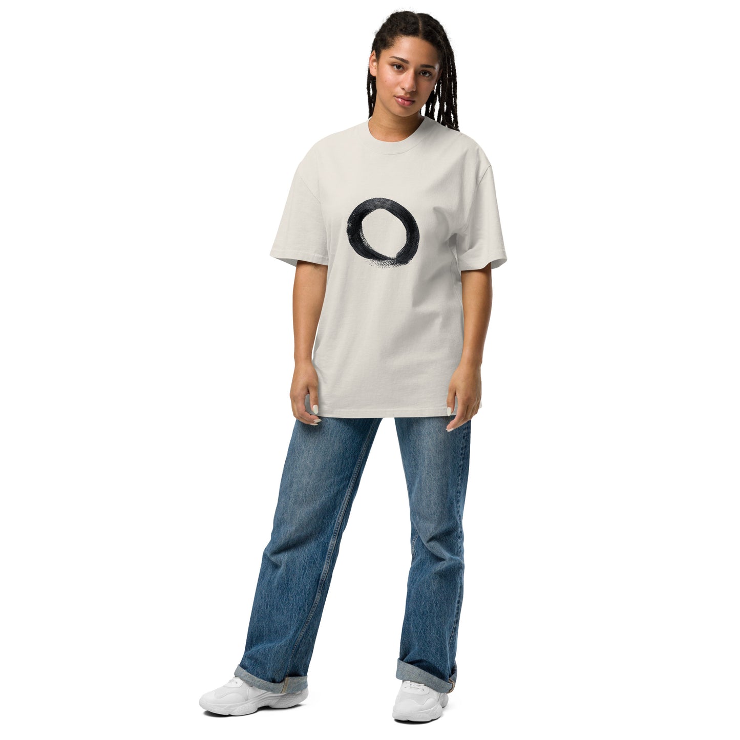 Ïndigo O  Oversized faded t-shirt