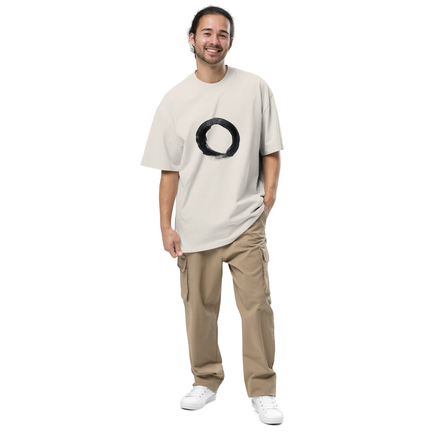 Ïndigo O  Oversized faded t-shirt