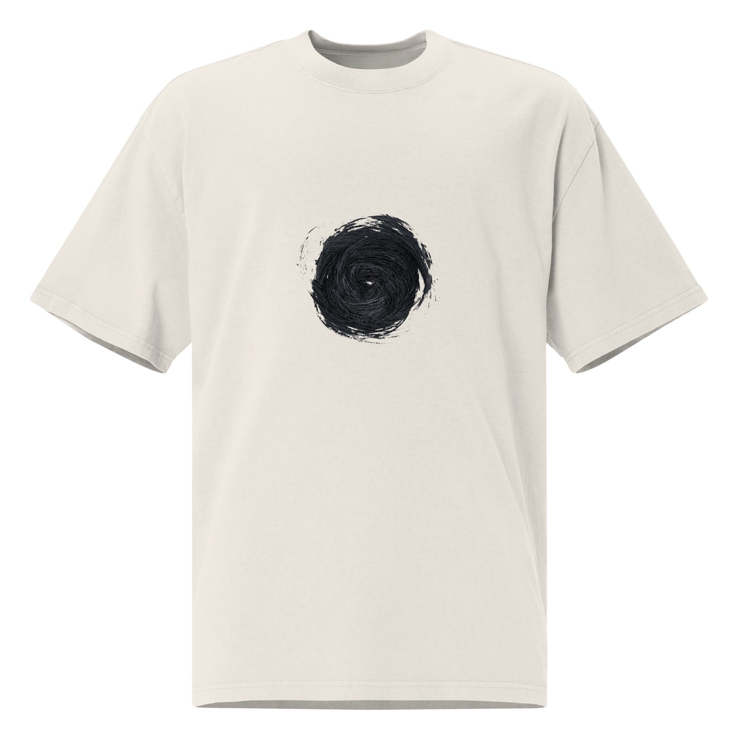 Ïndigo Black hole Oversized faded t-shirt