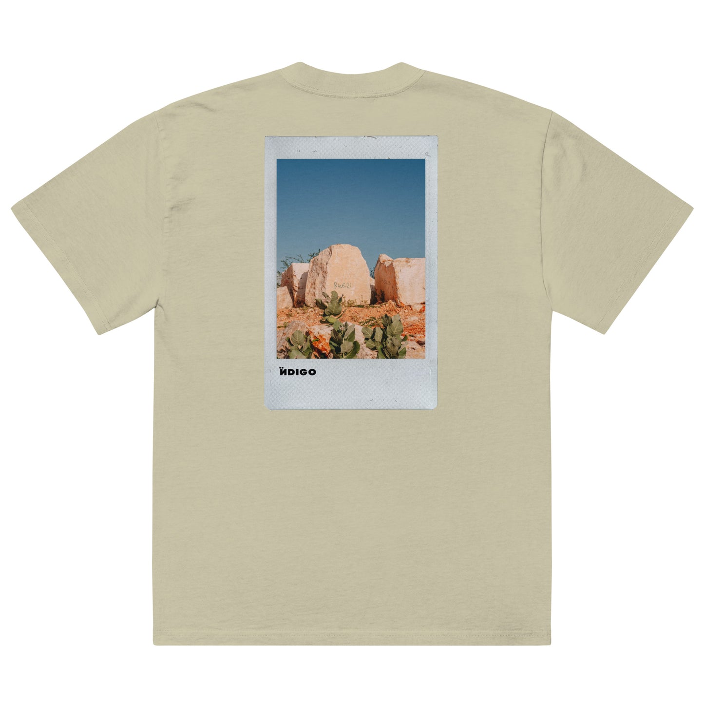 Ïndigo Polaroid Oversized faded t-shirt