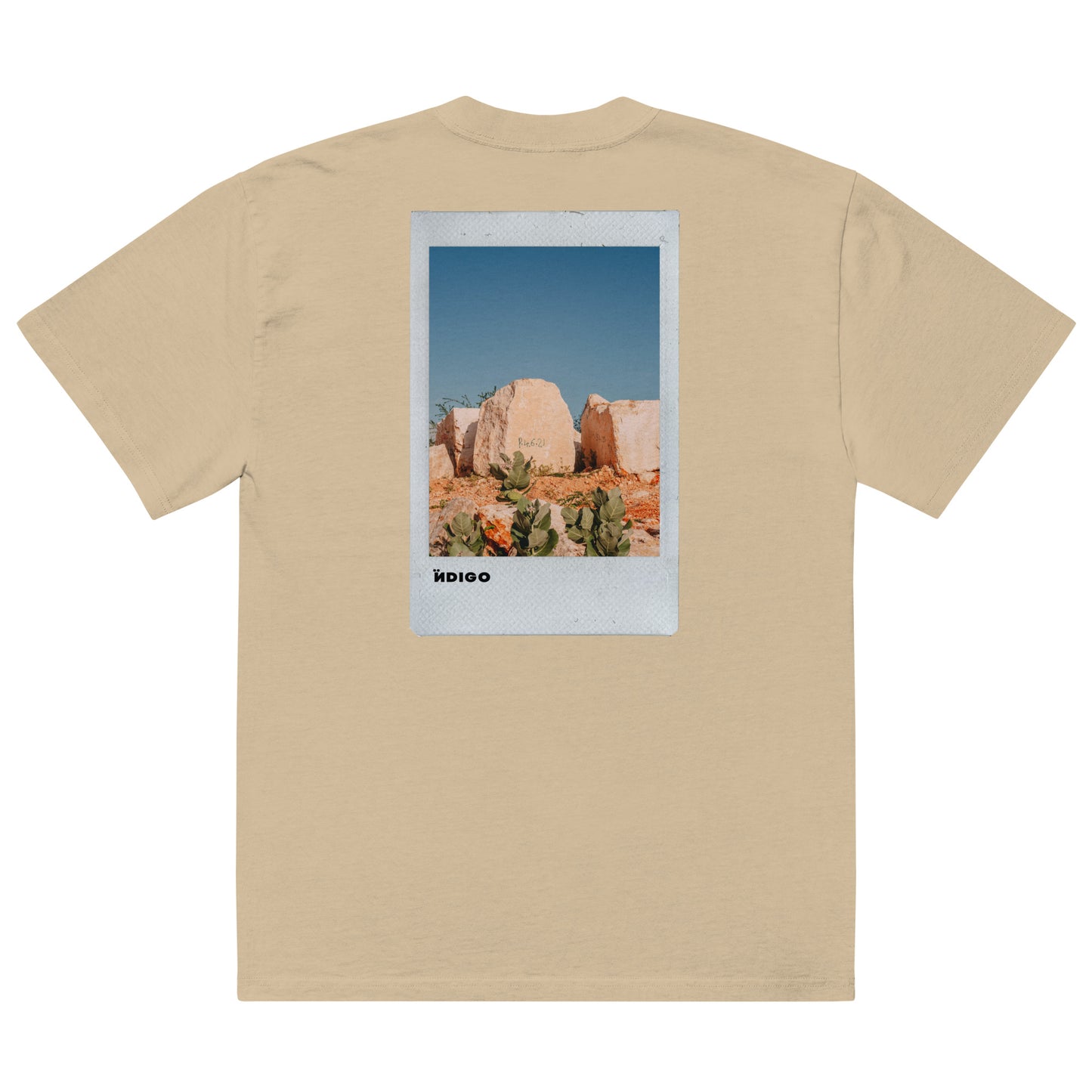 Ïndigo Polaroid Oversized faded t-shirt