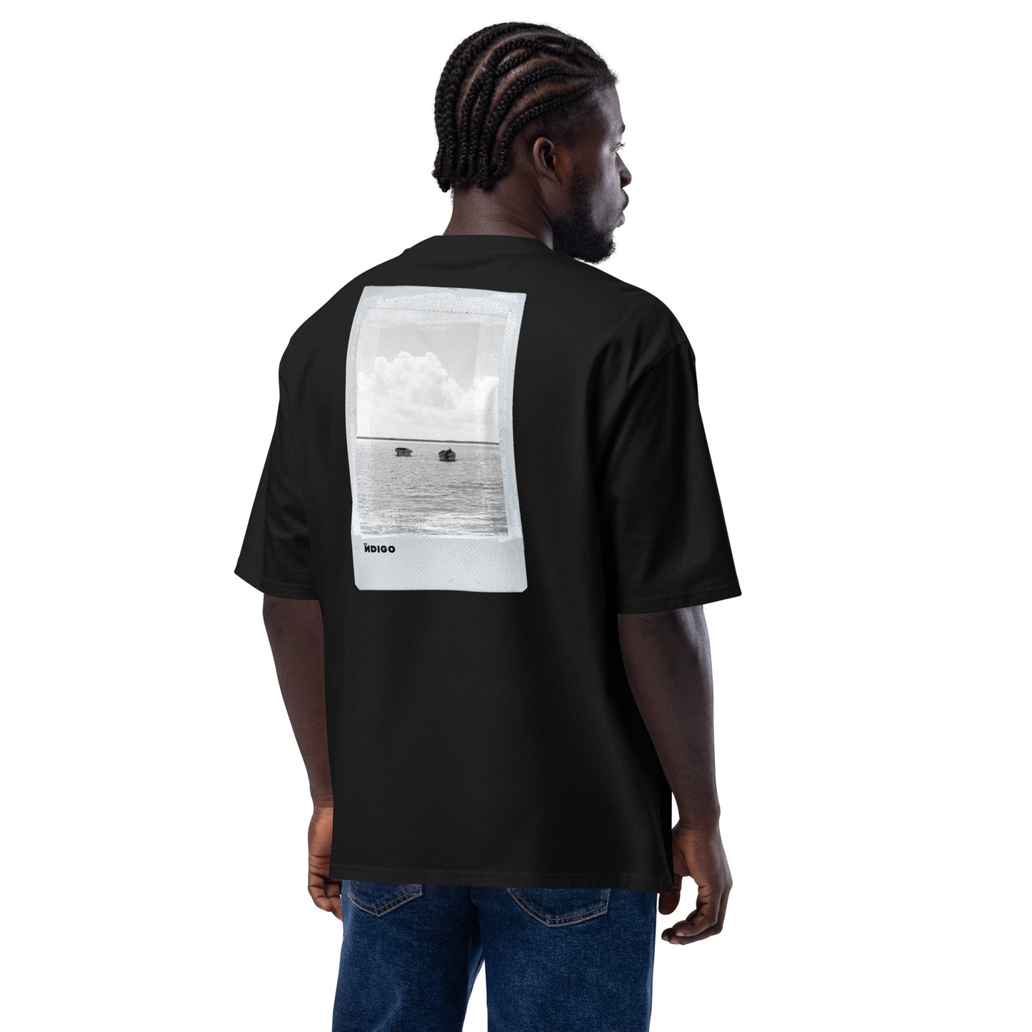 Ïndigo Polaroid Oversized heavyweight t-shirt