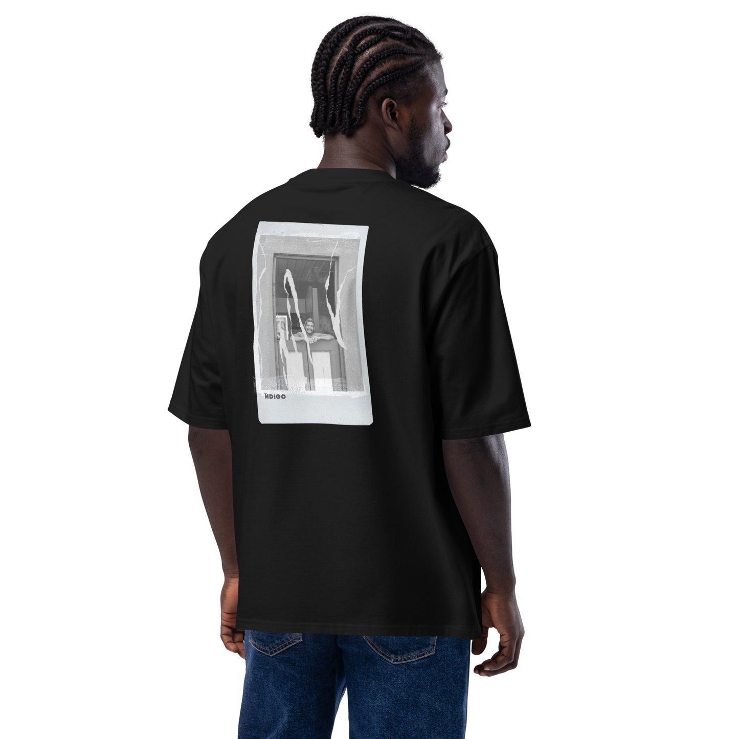 Ïndigo Polaroid Oversized heavyweight t-shirt