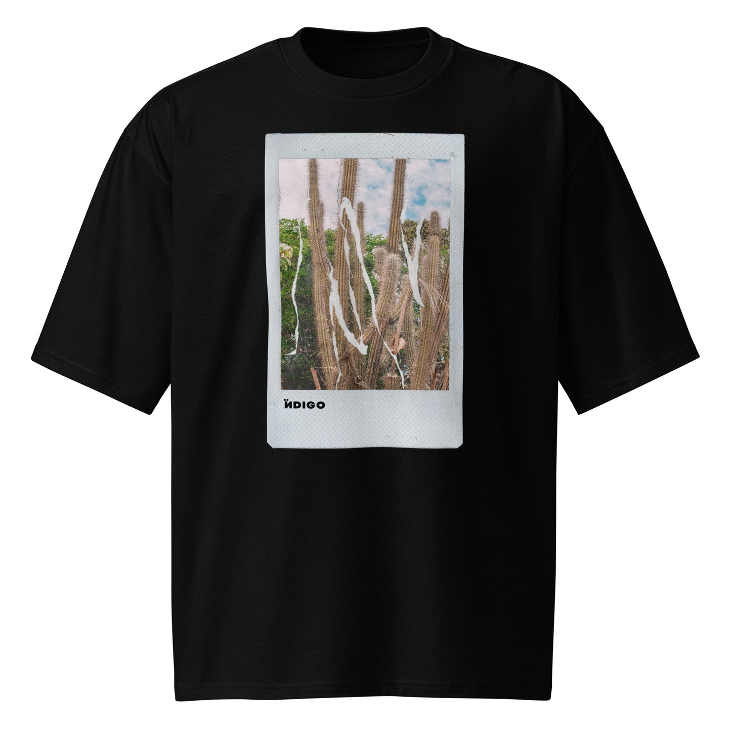 Ïndigo Polaroid Oversized heavyweight t-shirt