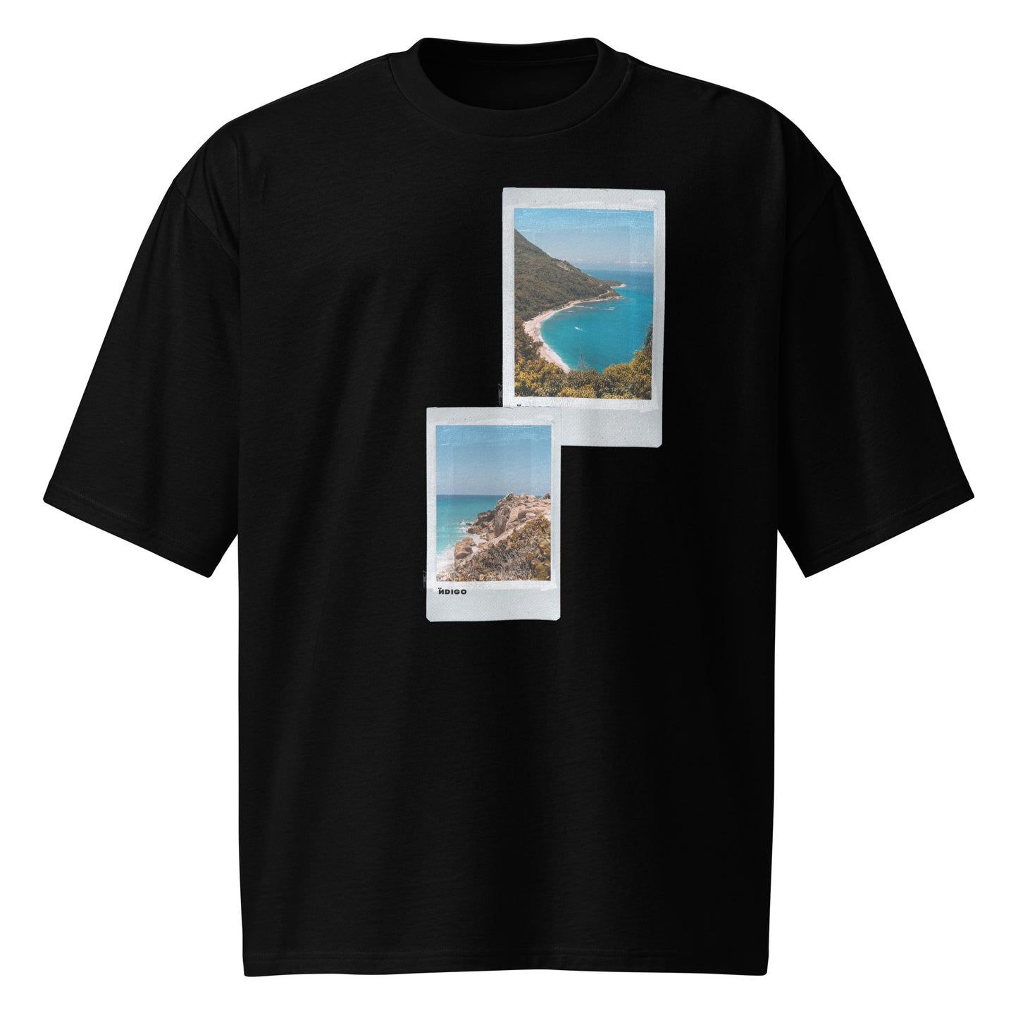 Ïndigo Polaroid Oversized heavyweight t-shirt