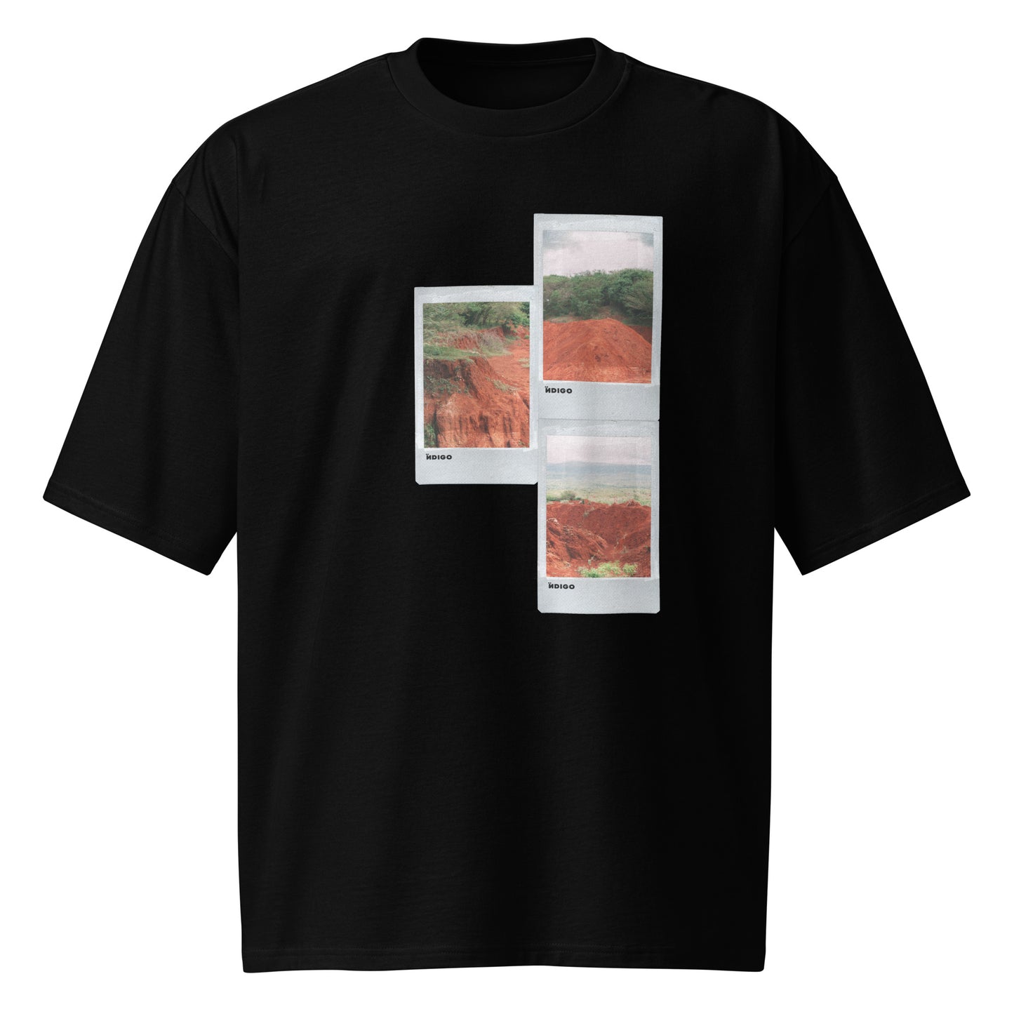 Ïndigo Polaroid Oversized heavyweight t-shirt