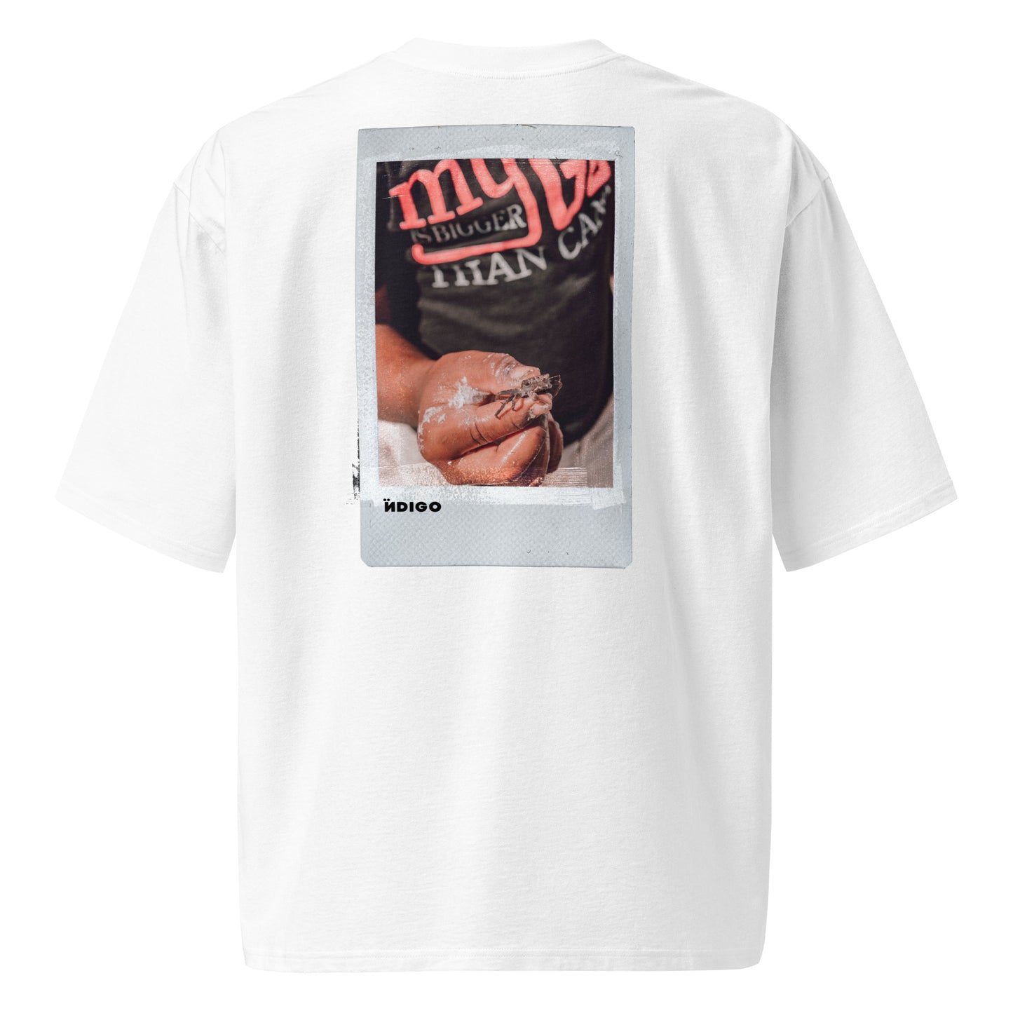 Ïndigo Polaroid Oversized heavyweight t-shirt