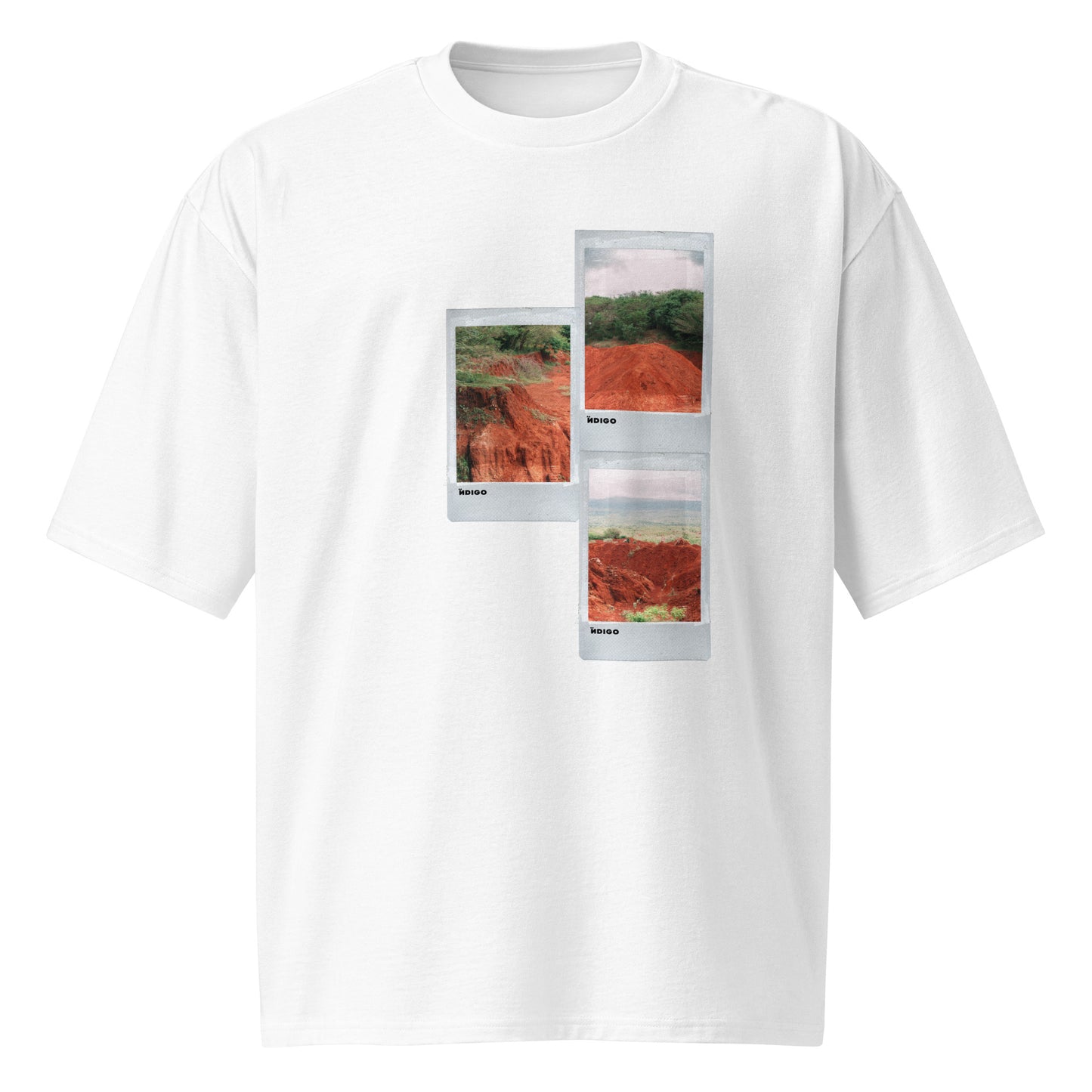 Ïndigo Polaroid Oversized heavyweight t-shirt