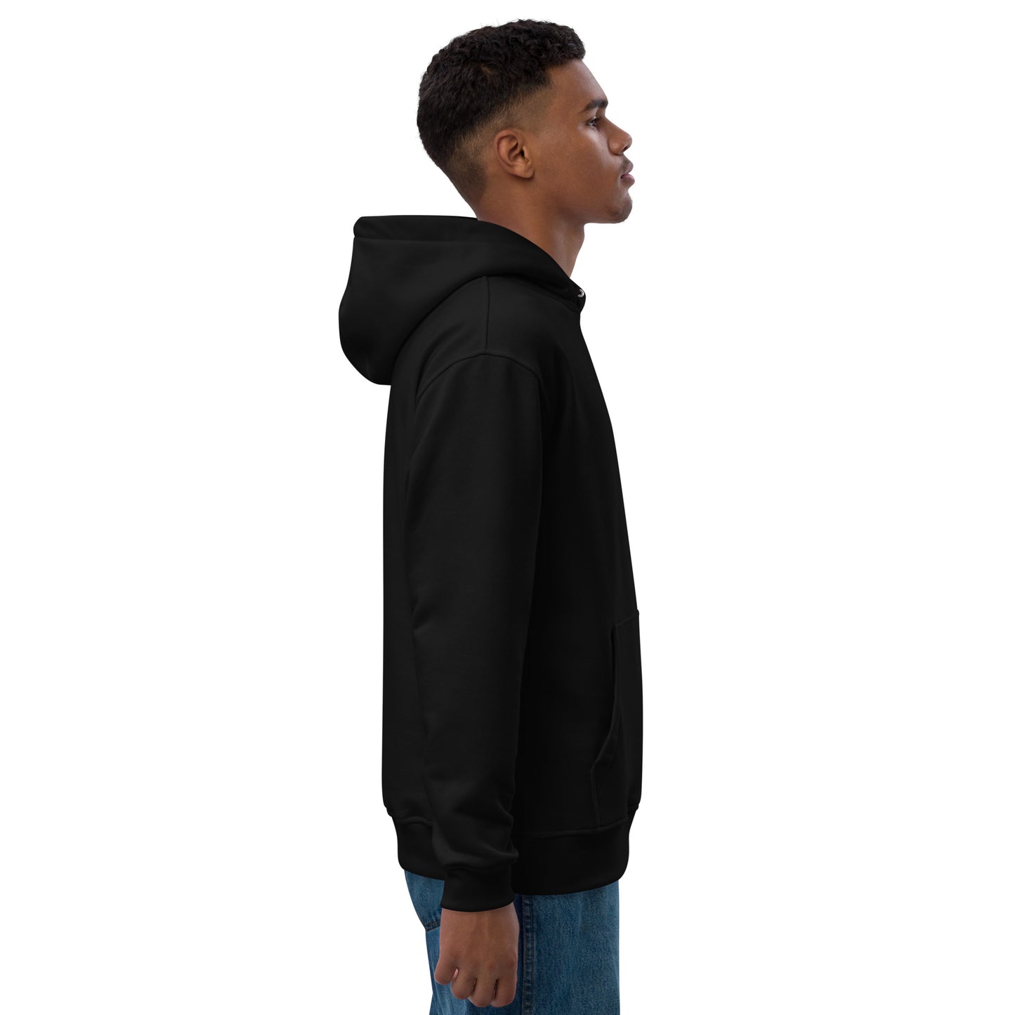 Ïndigo monogram eco hoodie