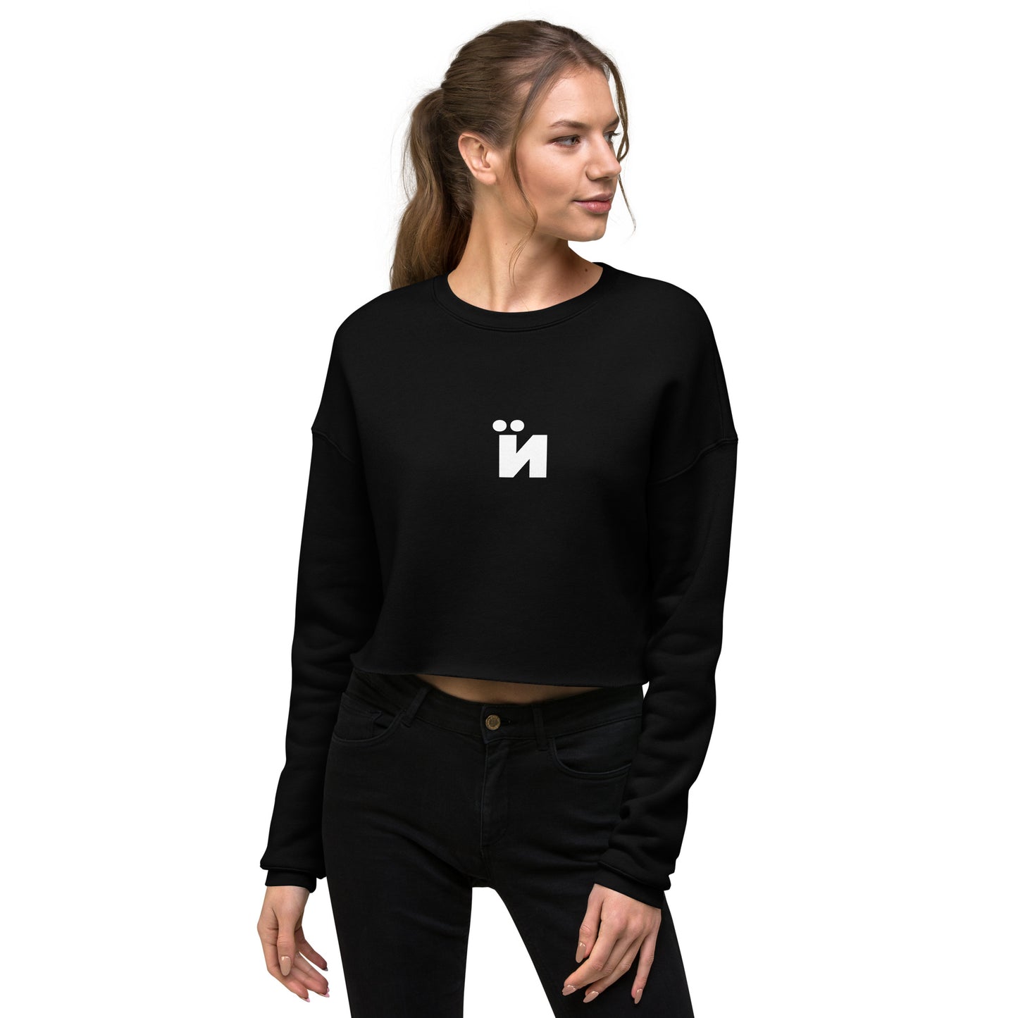 Ïndigo Crop Sweatshirt