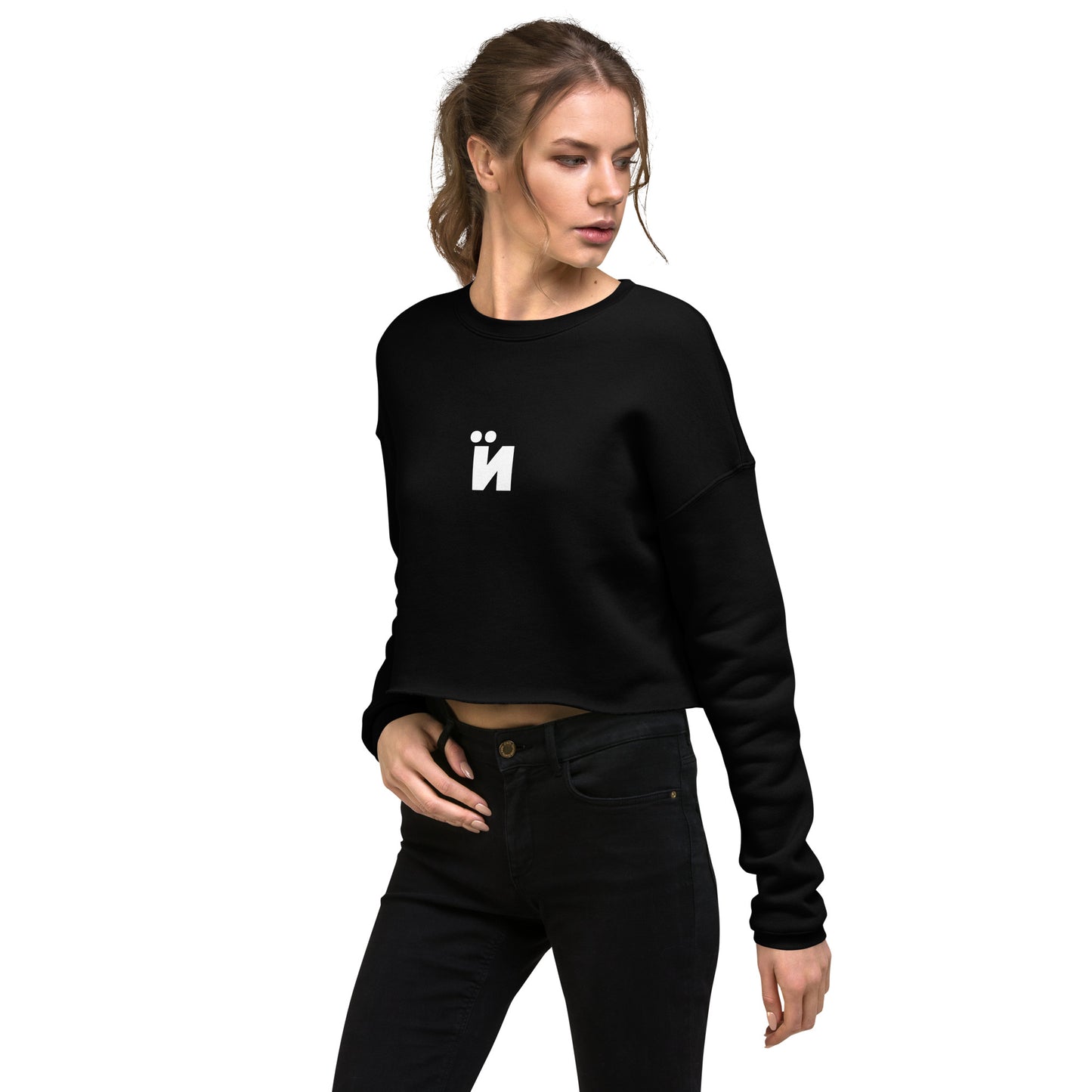 Ïndigo Crop Sweatshirt